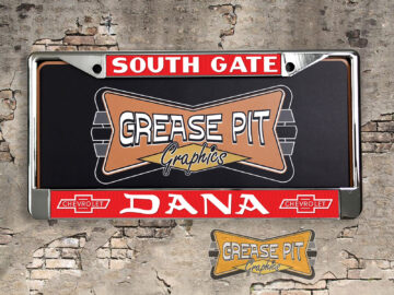 Dana Chevrolet License Plate Frame Tribute- Chevy Performance Dealer
