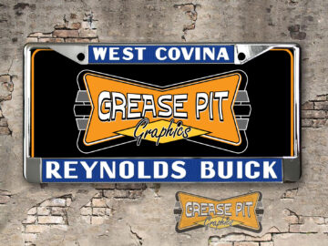Reynolds Buick West Covina Dealership License Plate Frame
