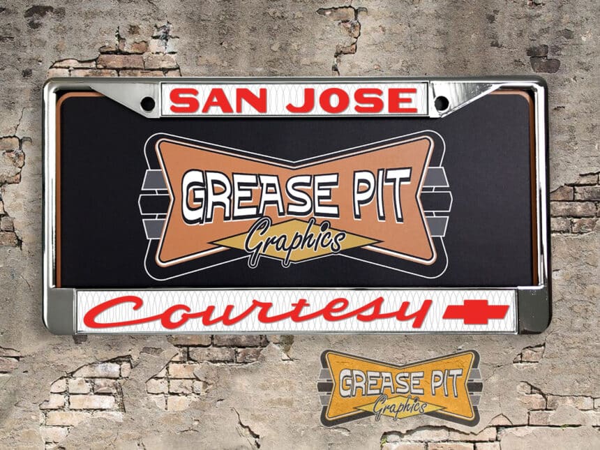 Courtesy Chevrolet San Jose License Plate Frame