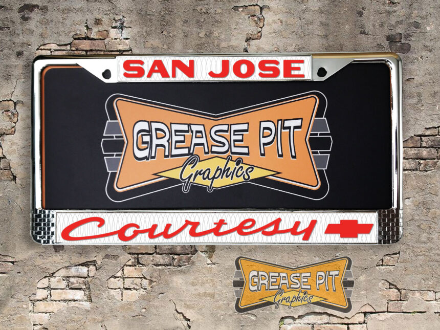 Courtesy Chevrolet San Jose License Plate Frame