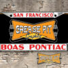 BOAS Pontiac San Francisco Dealership License Plate Frame
