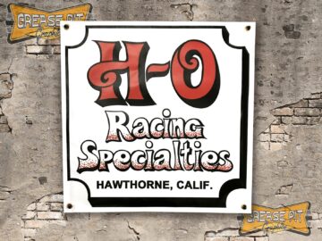H-O Racing Specialties 2'x2' Garage Shop Banner