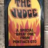 The Judge a Special Great One from Pontiacs GTO 48x72 Garage Shop-Banner