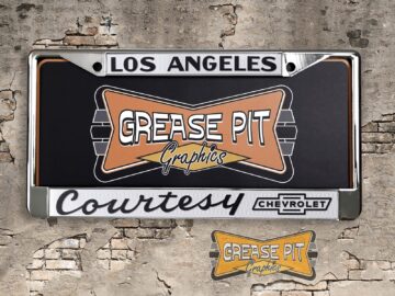 Courtesy Chevrolet Los Angeles License Plate Frame Tribute