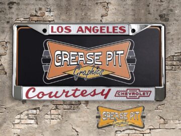 Courtesy Chevrolet Los Angeles License Plate Frame Tribute