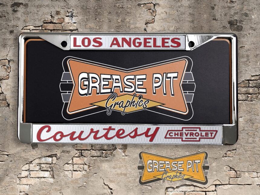 Courtesy Chevrolet Los Angeles License Plate Frame Tribute