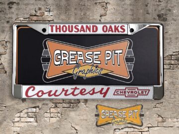 Courtesy Chevrolet Thousand Oaks License Plate Frame Tribute