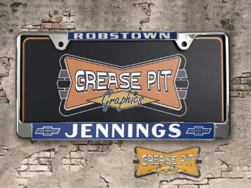 Jennings Chevrolet Robstown License Plate Frame Tribute