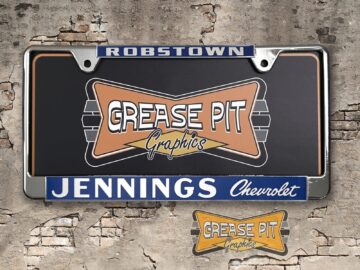 Jennings Chevrolet Robstown License Plate Frame Tribute