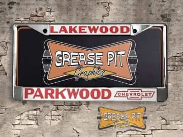Parkwood Chevrolet Lakewood License Plate Frame Tribute