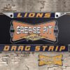 Lions Drag Strip Long Beach License Plate Frame Tribute