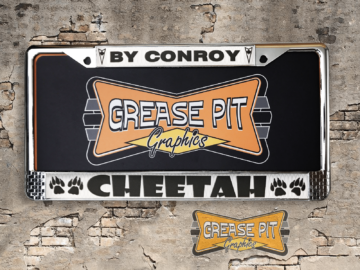 CHEETAH by Conroy Pontiac Buick West Vancouver License Plate Frame Tribute