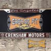 Crenshaw Motors Ford Los Angeles License Plate Frame Tribute