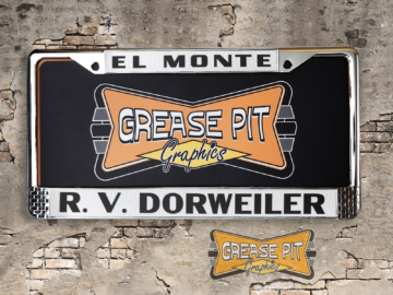 R.V. Dorweiler Chevrolet El Monte License Plate Frame Tribute