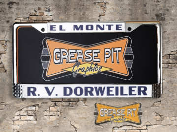 R.V. Dorweiler Chevrolet El Monte License Plate Frame Tribute