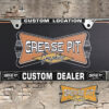Thin Top Custom License Plate Frame