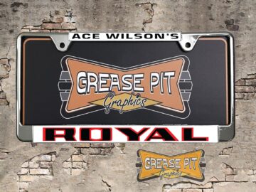 Ace Wilson's Royal Pontiac License Plate Frame