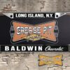 Reproduction Baldwin Motion Chevrolet License Plate Frame Baldwin, Long Island
