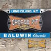 Reproduction Baldwin Motion Chevrolet License Plate Frame Baldwin, Long Island