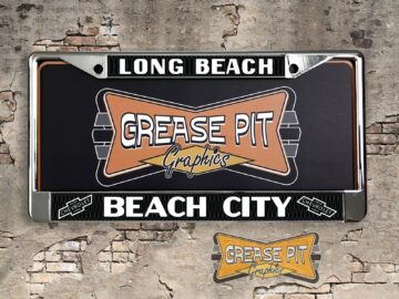 Beach City Chevrolet Long Beach License Plate Frame Tribute