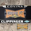Clippinger Chevrolet Covina California License Plate Frame Tribute blue