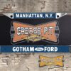 Gotham Ford License Plate Frame Tribute Ford Performance Dealer dark blue