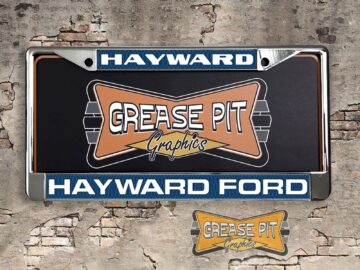 Hayward Ford License Plate Frame Tribute Ford Performance Dealer