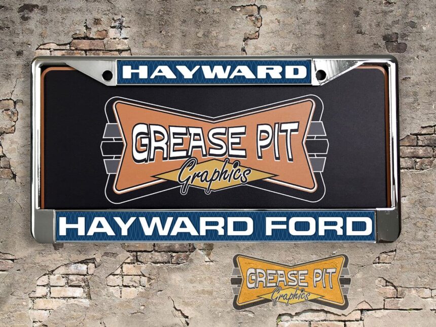 Hayward Ford License Plate Frame Tribute Ford Performance Dealer