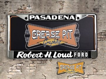 Robert H Loud Ford Torrance California License Plate Frame Tribute