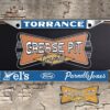 Reproduction Vel's Parnelli Jones Ford License Plate Frame Torrance