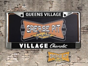Village Chevrolet Queens Village New York License Plate Frame Tribute