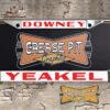 Yeakel Plymouth Center License Plate Frame Tribute - Mopar Performance Dealer - White