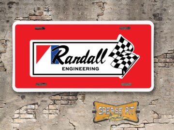 Randall Engineering AMC American Motors License Plate