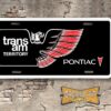 Pontiac Trans Am Territory Booster License Plate
