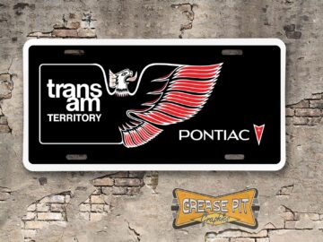 Pontiac Trans Am Territory Booster License Plate