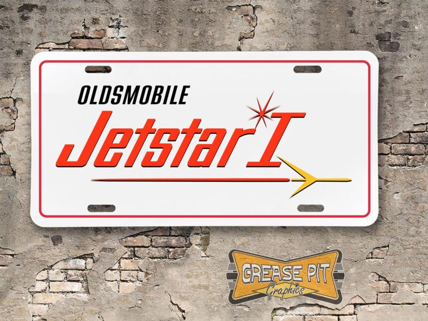 Oldsmobile Jetstar l Booster License Plate