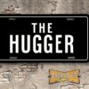 "The Hugger" Chevrolet Camaro Booster License Plate Black and White