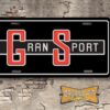 Buick Skylark Gran Sport 1965 1966 Booster License Plate black
