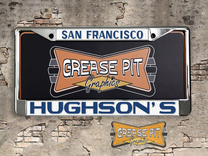 Hughson's Ford San Francisco License Plate Frame