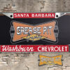 Washburn Chevrolet Santa Barbara License Plate Frame Red