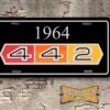 Oldsmobile Cutlass 442 1964 Booster License Plate