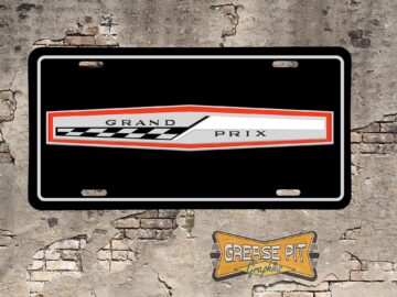 Pontiac Grand Prix 1962 Booster License Plate