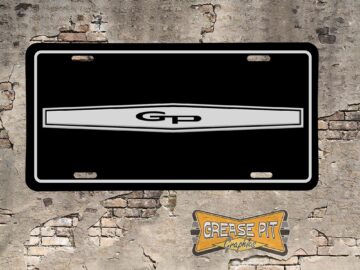 Pontiac Grand Prix 1966 1967 1968 Booster License Plate