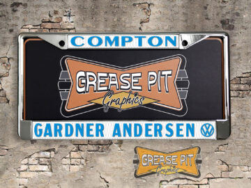 Gardner Andersen VW Volkswagen Compton License Plate Frame