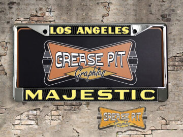 Majestic Pontiac Los Angeles License Plate Frame