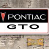 Pontiac GTO Booster License Plate