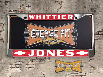 Jones Chevrolet Whittier License Plate Frame