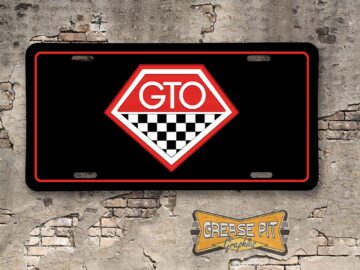 Pontiac GTO Vintage Style Booster License Plate