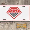 Pontiac GTO Vintage Style Booster License Plate