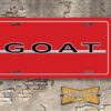 Pontiac GTO GOAT Booster License Plate